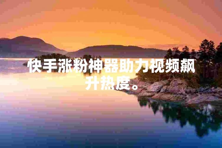 独家分享！快手刷粉软件下载指南。